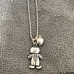 Silver Boy necklace